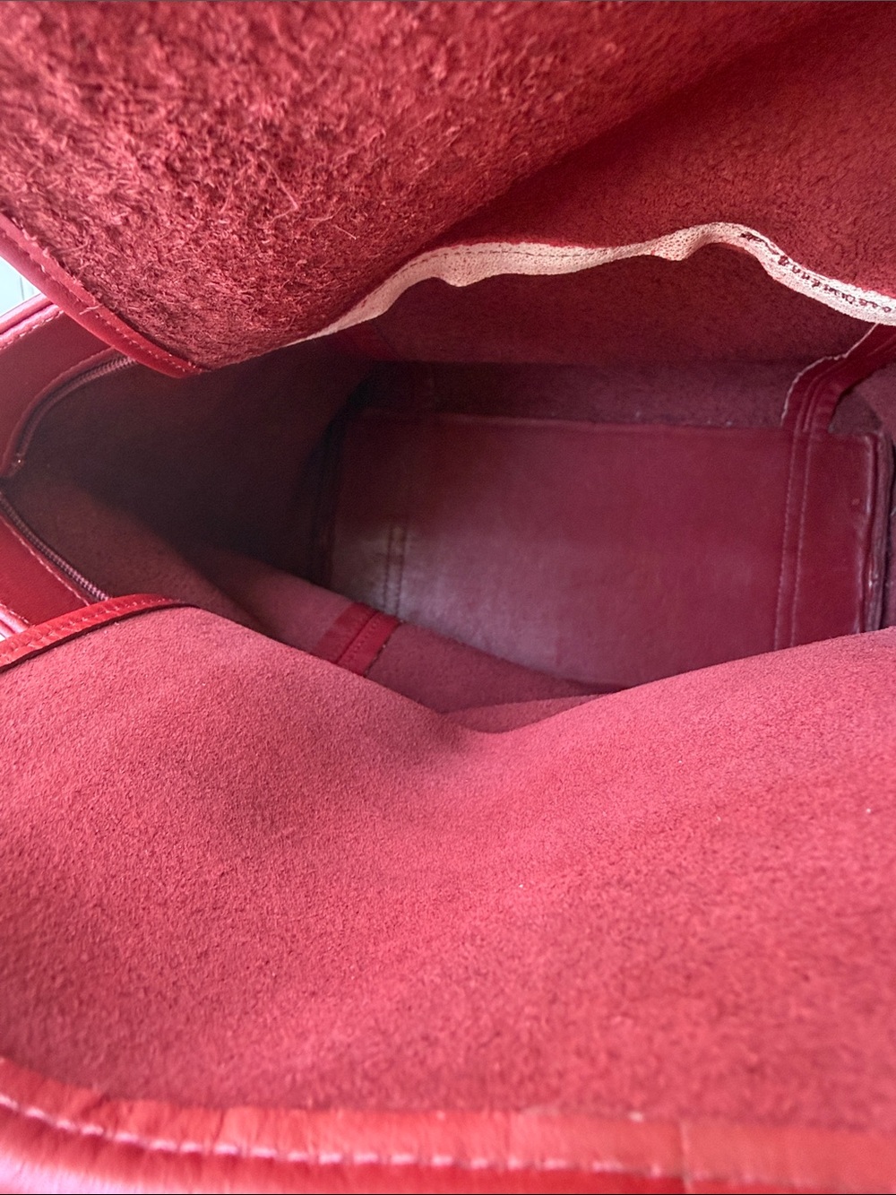 Vintage red leather coach waverly bag - Picture 7 of 7